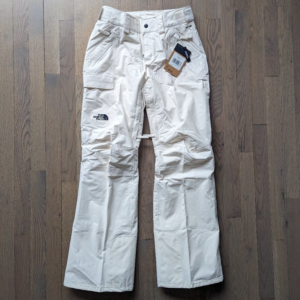 The North Face Women's Freedom Insulated Ski Pants Gardenia White - Size Small